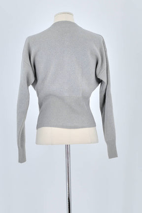Pull Rouje Gris en Laine
