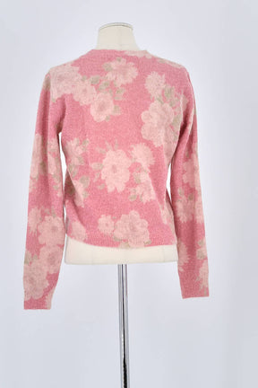 Pull Rouje Rose en Laine