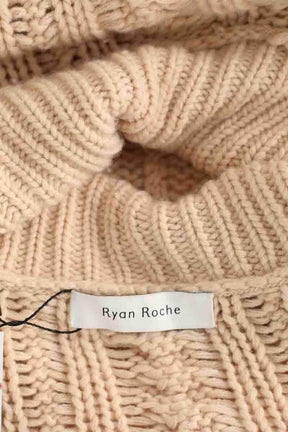 Pull Ryan Roche Beige en Cachemire