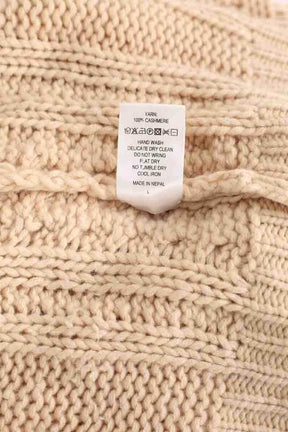 Pull Ryan Roche Beige en Cachemire
