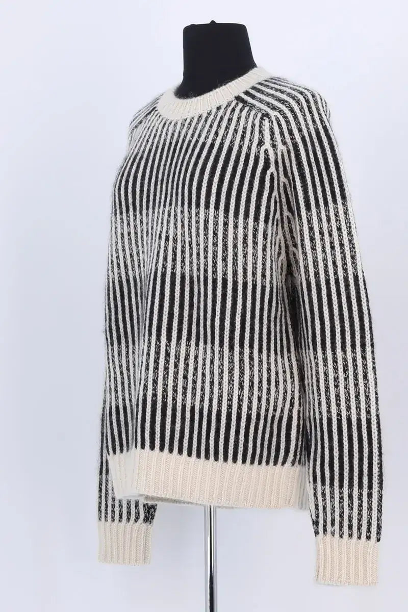 Pull Saint Laurent Blanc en Laine