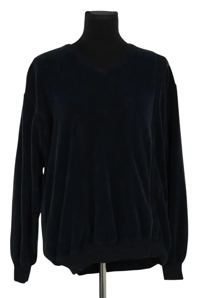 Pull Saint Laurent Bleu en Coton, taille L - Seconde Main