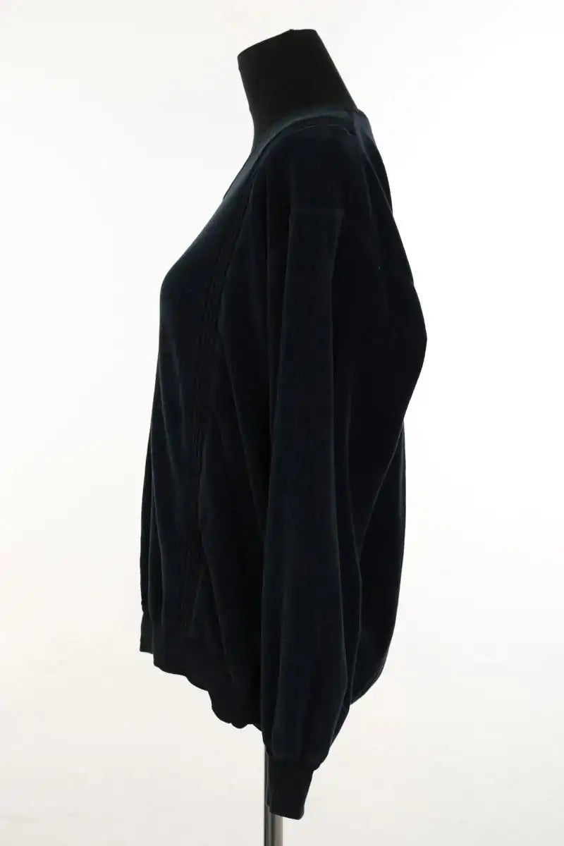 Pull Saint Laurent Bleu en Coton