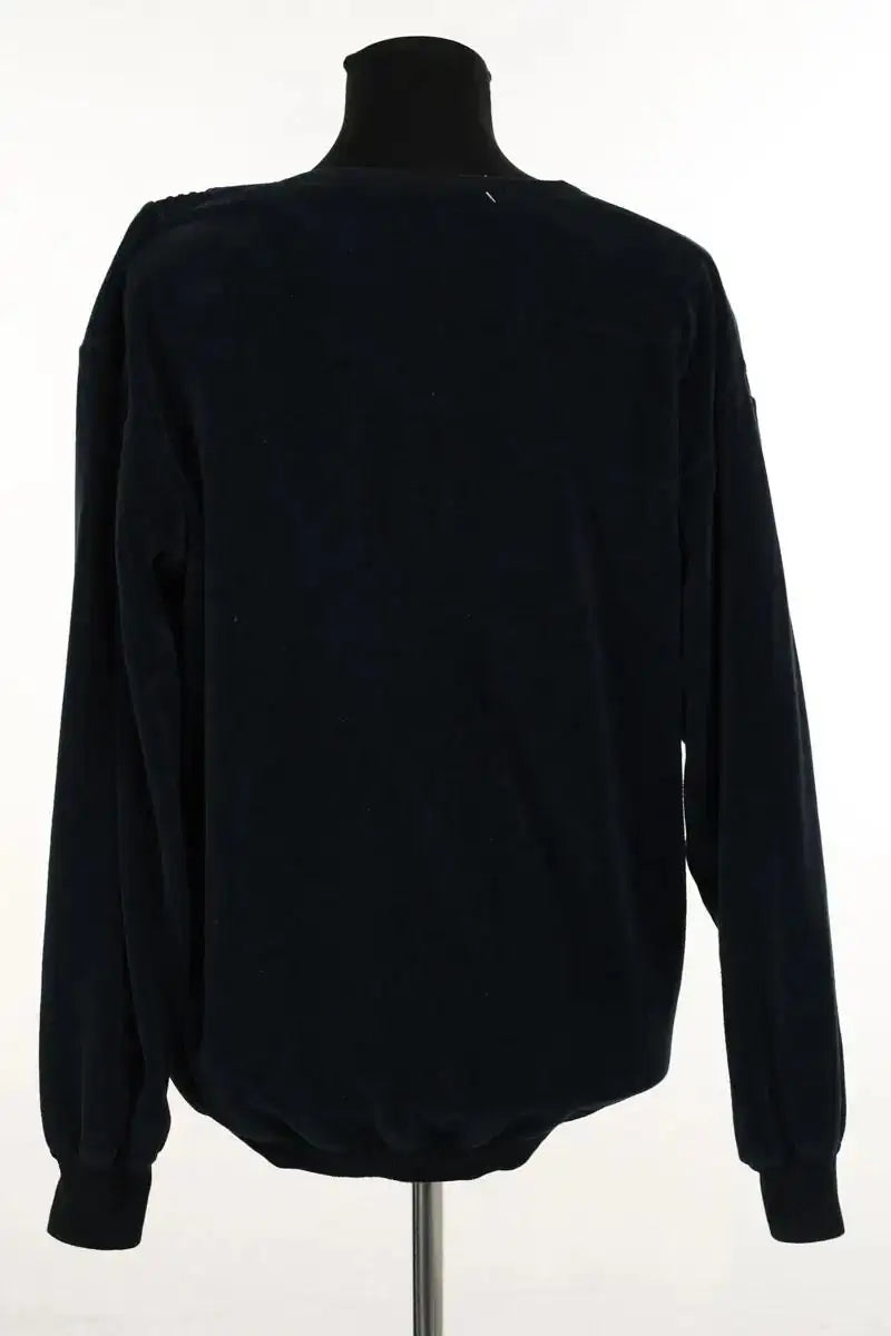 Pull Saint Laurent Bleu en Coton
