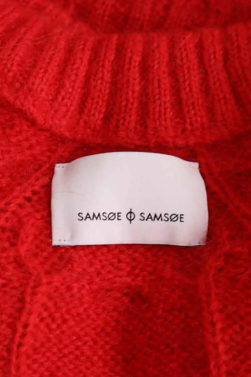 Pull Samsoe Samsoe Rouge en Laine