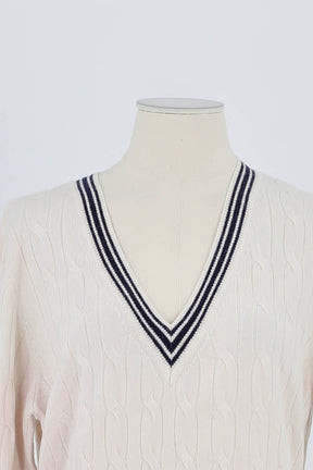 Pull Sandro Beige en Laine