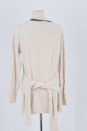 Pull Sandro Beige en Laine