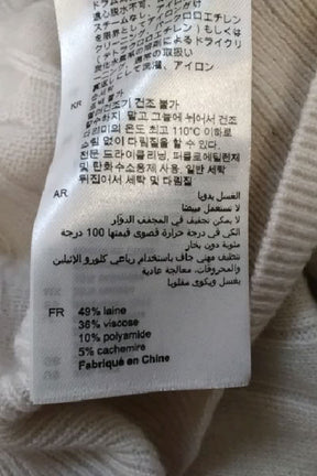 Pull Sandro Beige en Laine