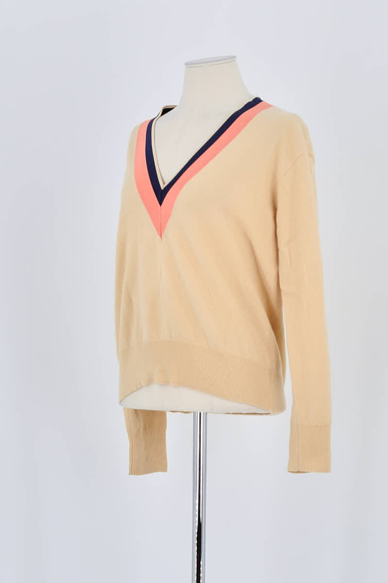 Pull Sandro Beige en Laine