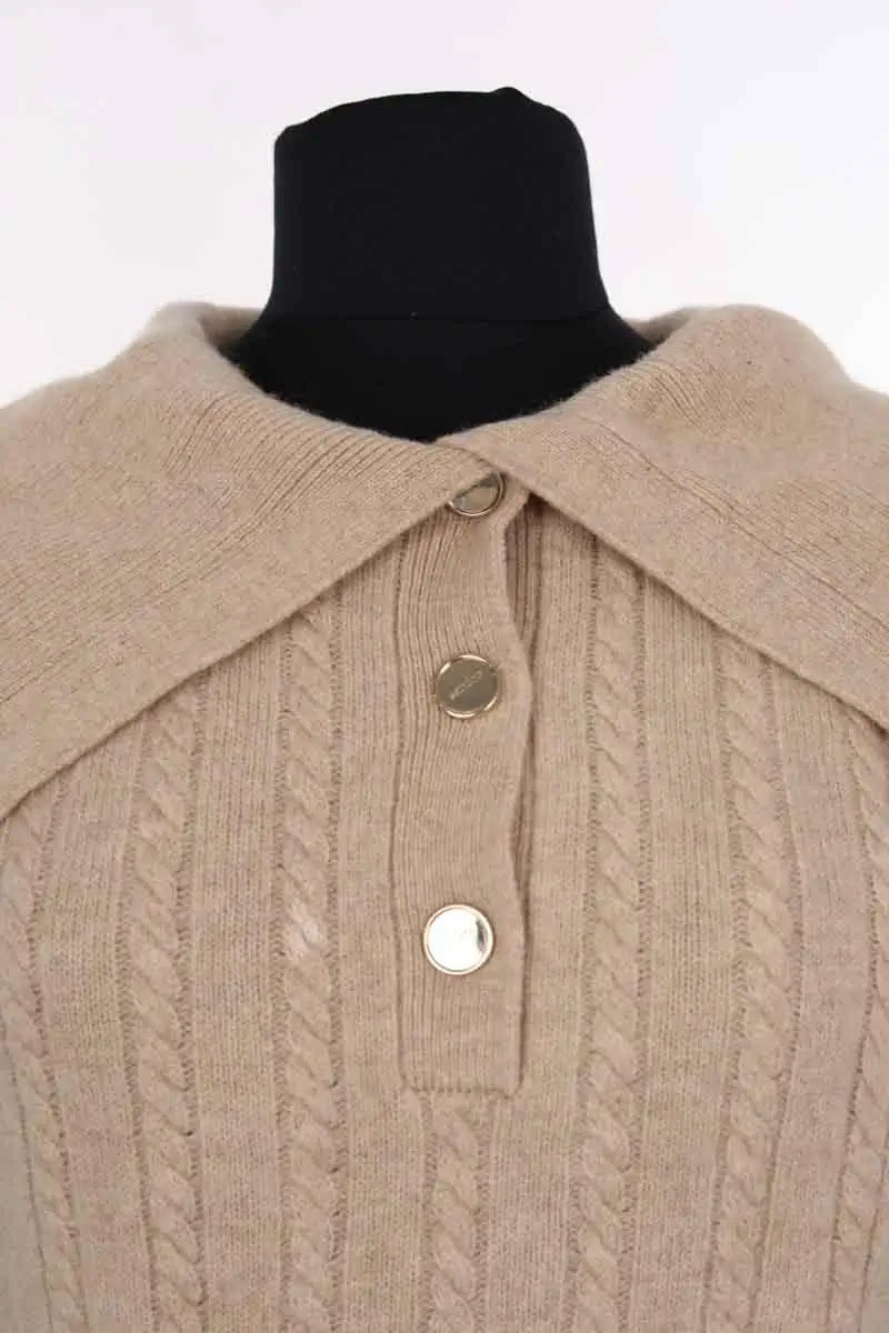 Pull Sandro Beige en Laine