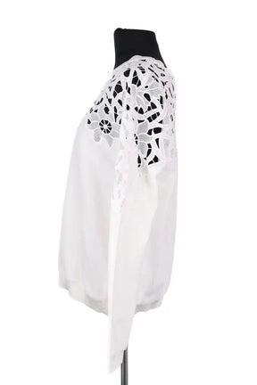 Pull Sandro Blanc en Coton