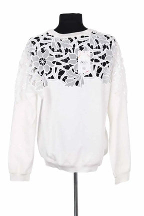 Pull Sandro Blanc en Coton