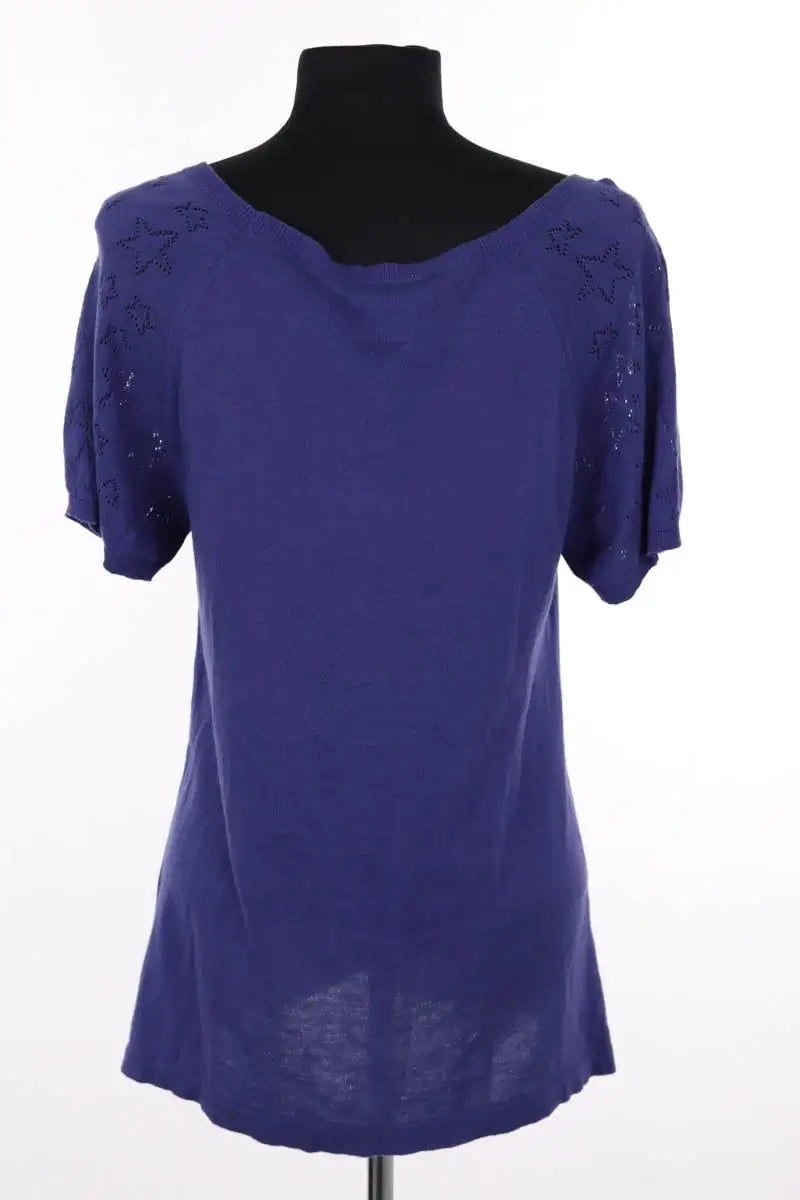 Pull Sandro Bleu en Coton