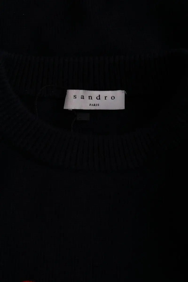 Pull Sandro Bleu en Laine