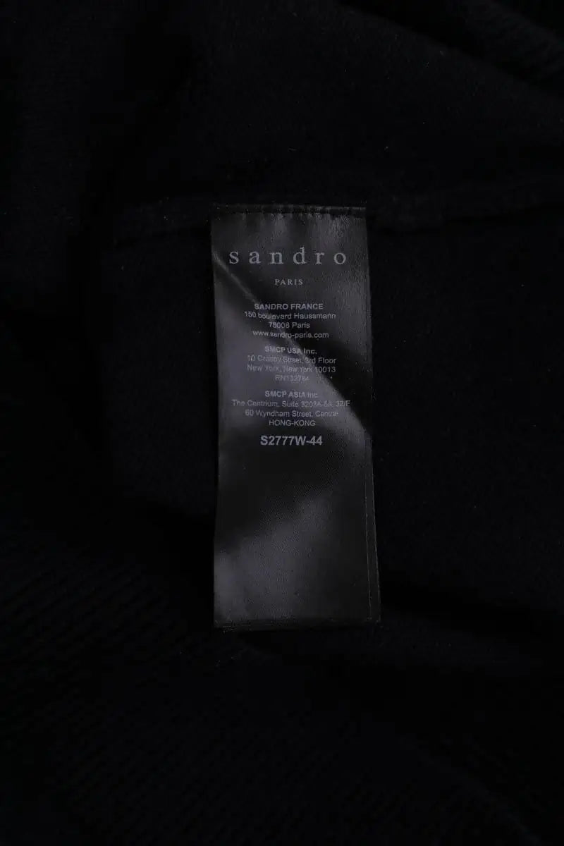 Pull Sandro Bleu en Laine