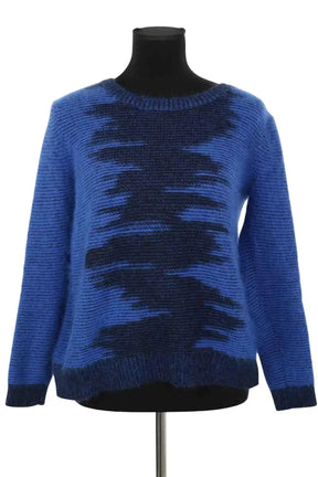 Pull Sandro Bleu en Polyamide, taille S - Seconde Main
