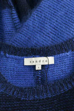 Pull Sandro Bleu en Polyamide