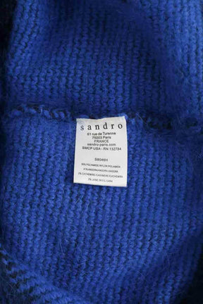 Pull Sandro Bleu en Polyamide