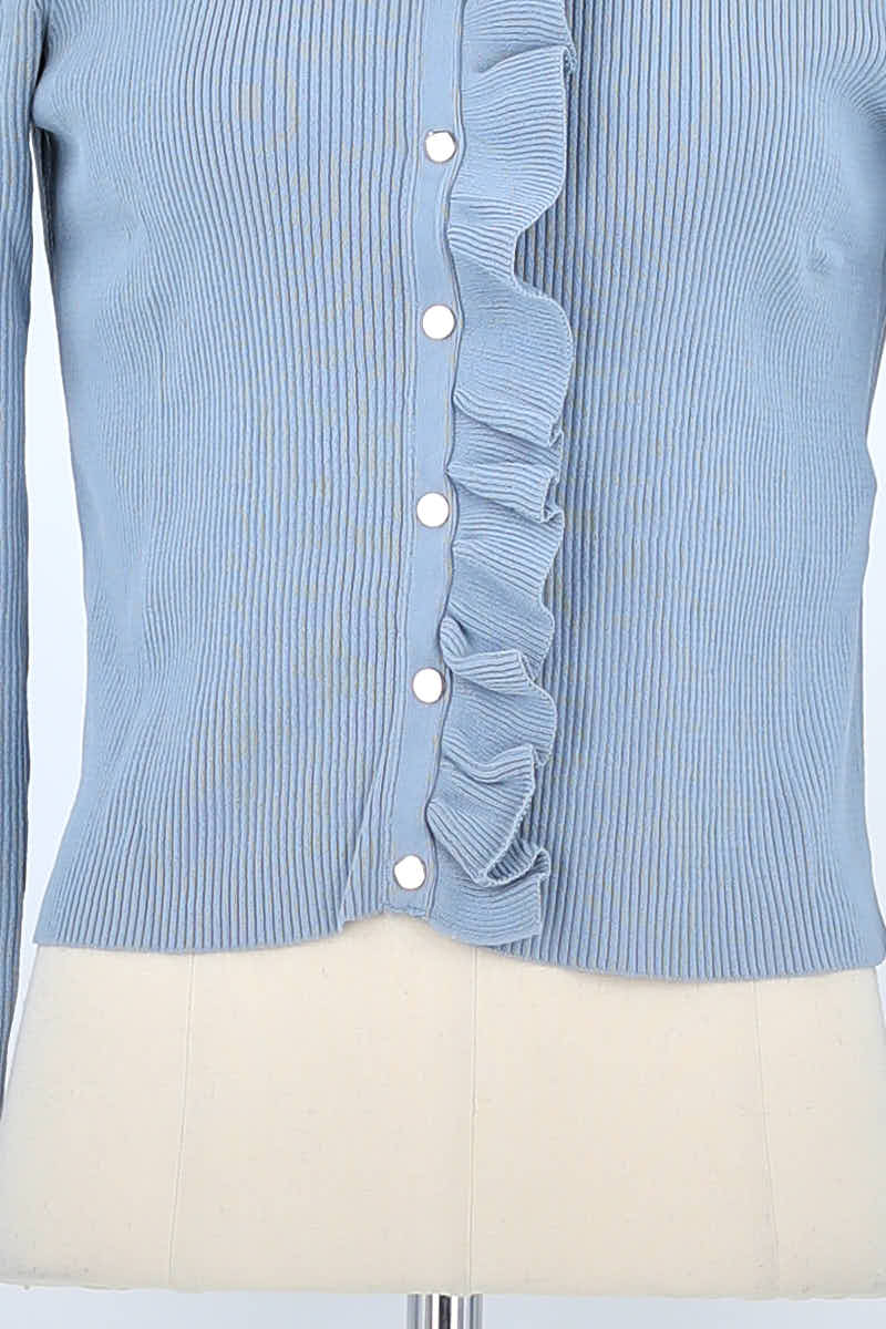 Pull Sandro Bleu en Viscose