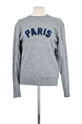 Pull Sandro Gris en Coton, taille XS - Seconde Main