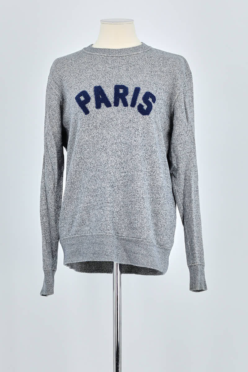 Pull Sandro Gris en Coton
