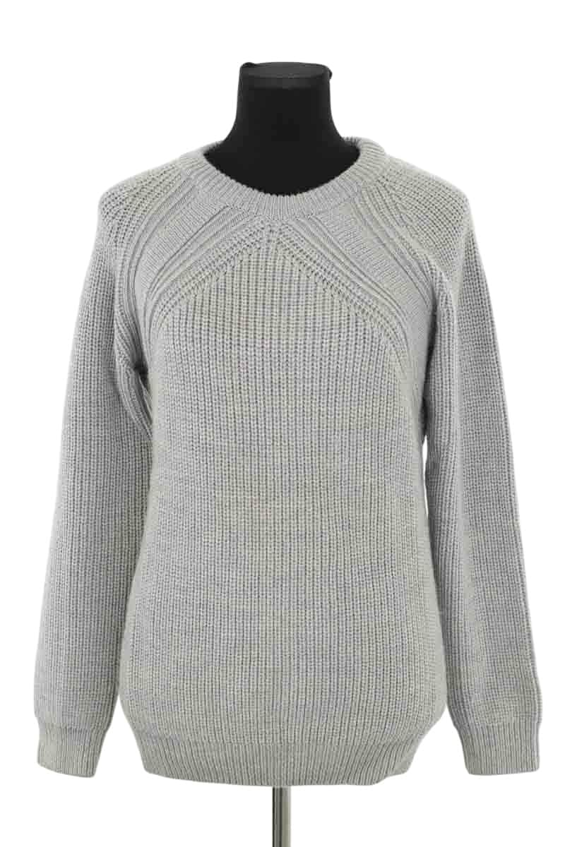 Pull Sandro Gris en Laine, taille S - Seconde Main