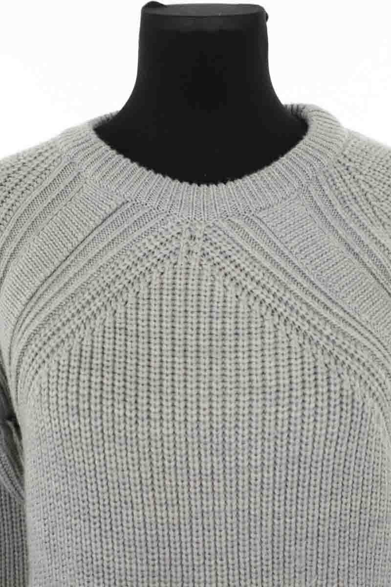Pull Sandro Gris en Laine