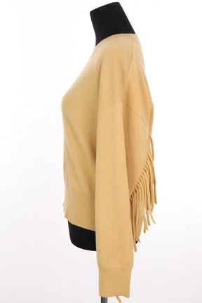 Pull Sandro Jaune en Laine