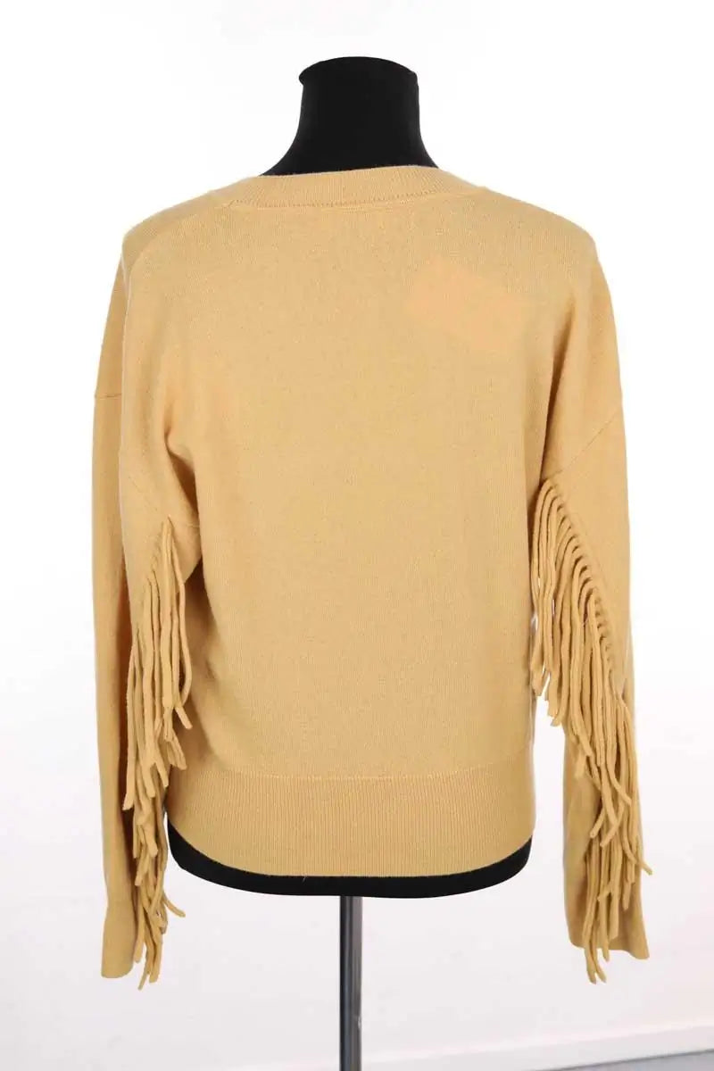 Pull Sandro Jaune en Laine