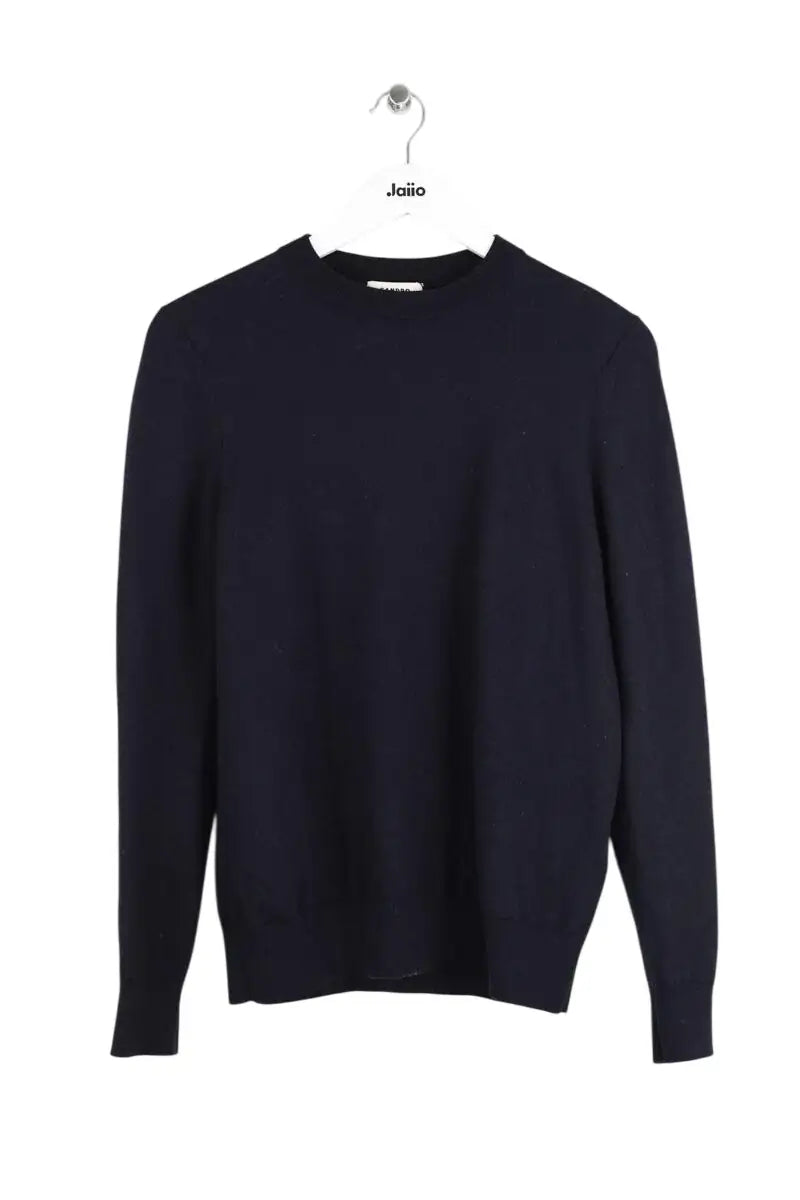 Pull Sandro Marine en Laine, taille S - Seconde Main