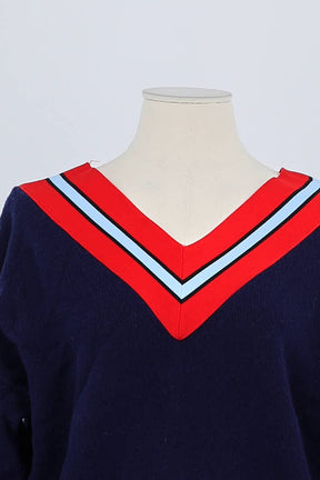 Pull Sandro Marine en Laine