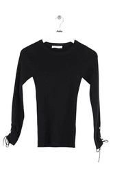 Pull Sandro Noir en Coton, taille S - Seconde Main