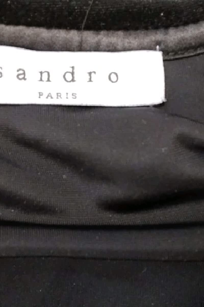 Pull Sandro Noir en Polyester