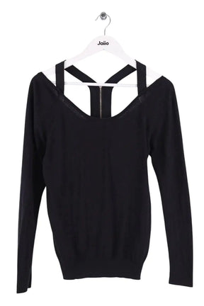 Pull Sandro Noir en Soie, taille S - Seconde Main
