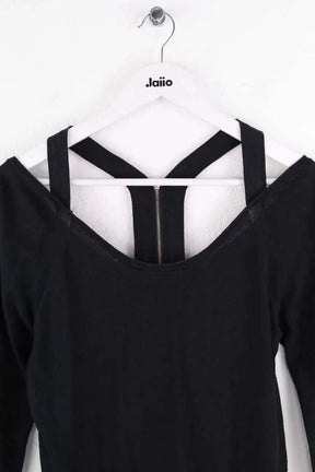 Pull Sandro Noir en Soie