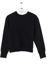 Pull Sandro Noir en Synthétique, taille L - Seconde Main