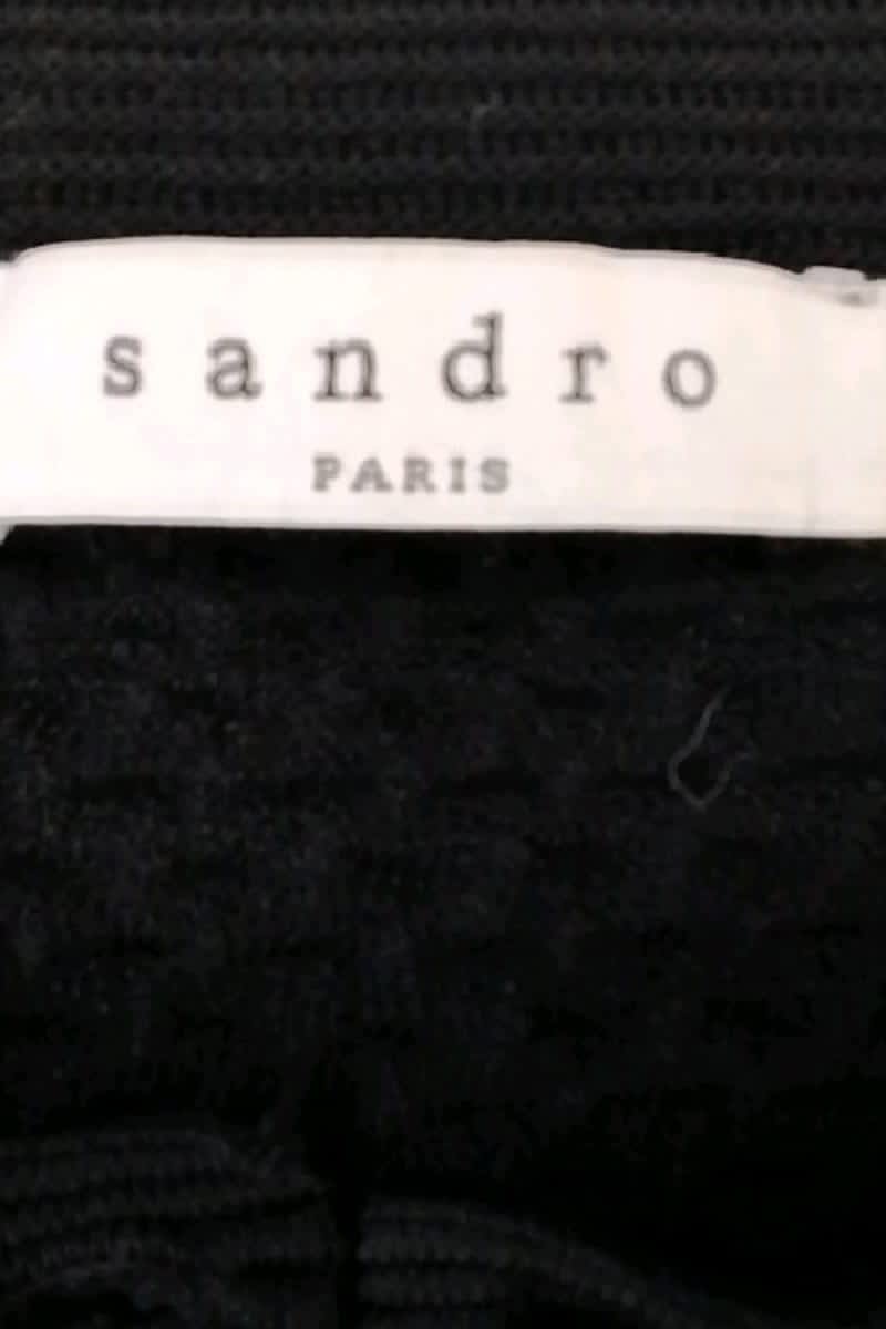 Pull Sandro Noir en Viscose