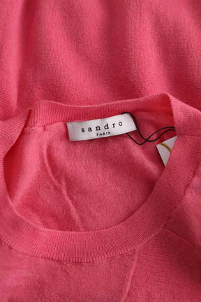 Pull Sandro Rose en Laine