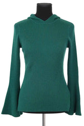 Pull Sandro Vert en Synthétique, taille M - Seconde Main