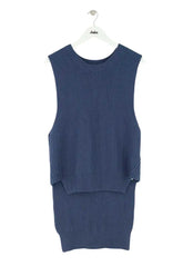 Pull sans manches  Maje Bleu en Laine, taille M - Seconde Main