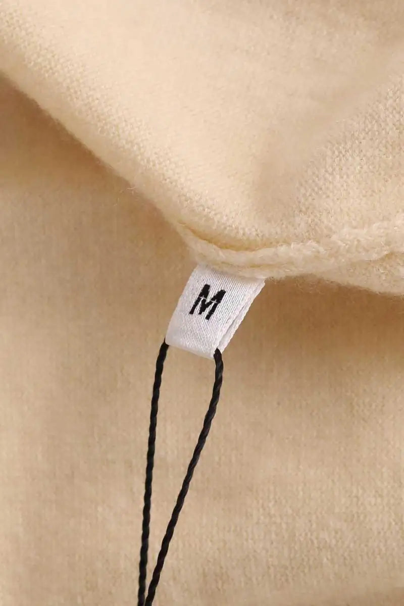 Pull sans manches Celine Beige en Cachemire