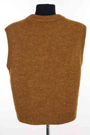 Pull sans manches Sézane Camel en Synthétique