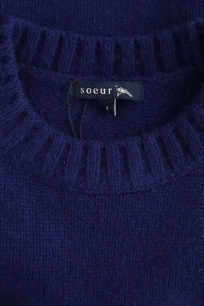 Pull sans manches Soeur Bleu en Laine