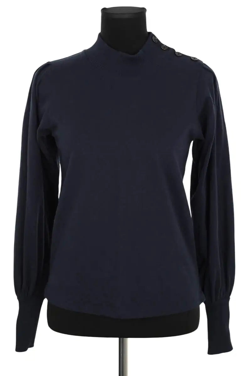 Pull Sessun Bleu en Coton, taille S - Seconde Main
