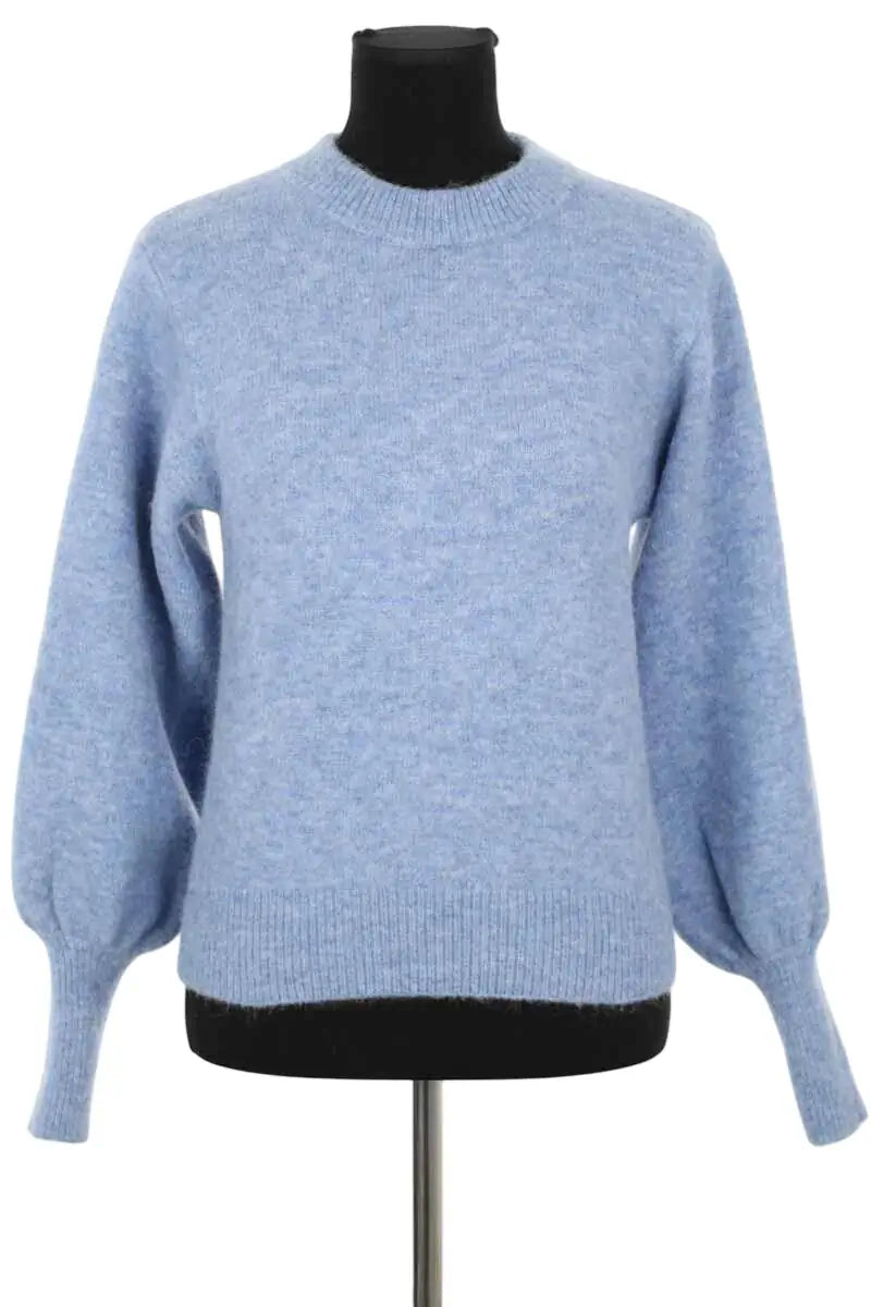 Pull Sessun Pablito Bleu en Laine, taille S - Seconde Main
