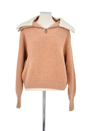 Pull Sessun Rose en Polyamide, taille S - Seconde Main