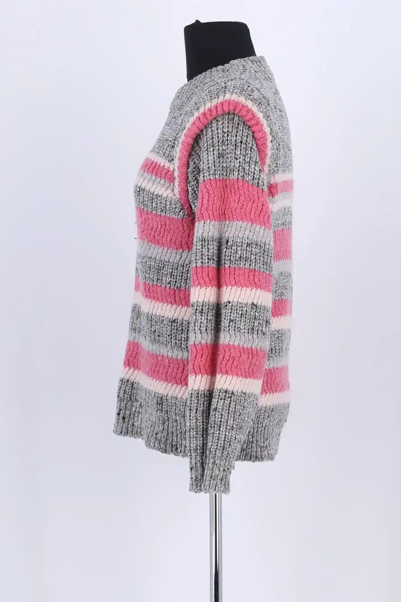 Pull Sézane Anthracite en Coton