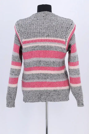 Pull Sézane Anthracite en Coton