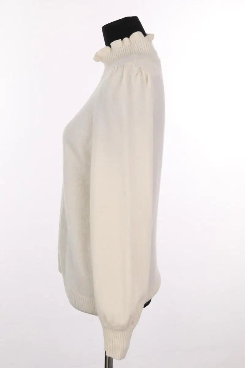 Pull Sézane Beige en Cachemire