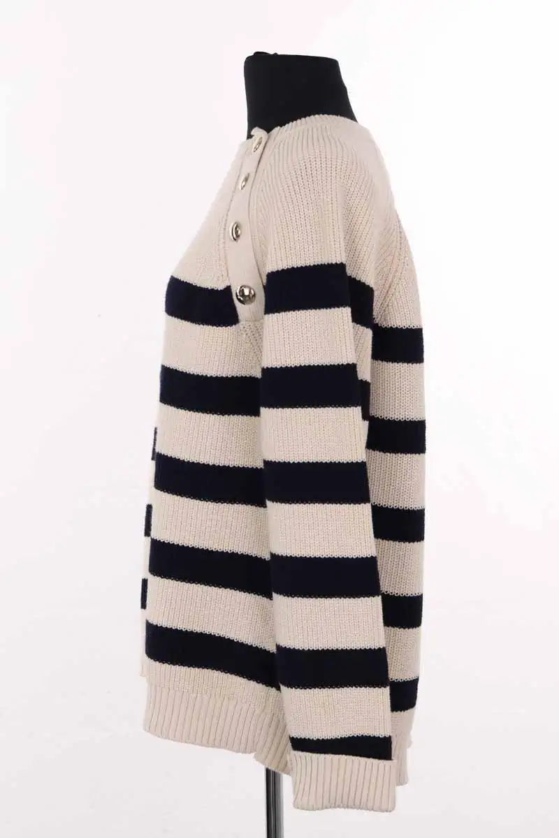 Pull Sézane Beige en Coton